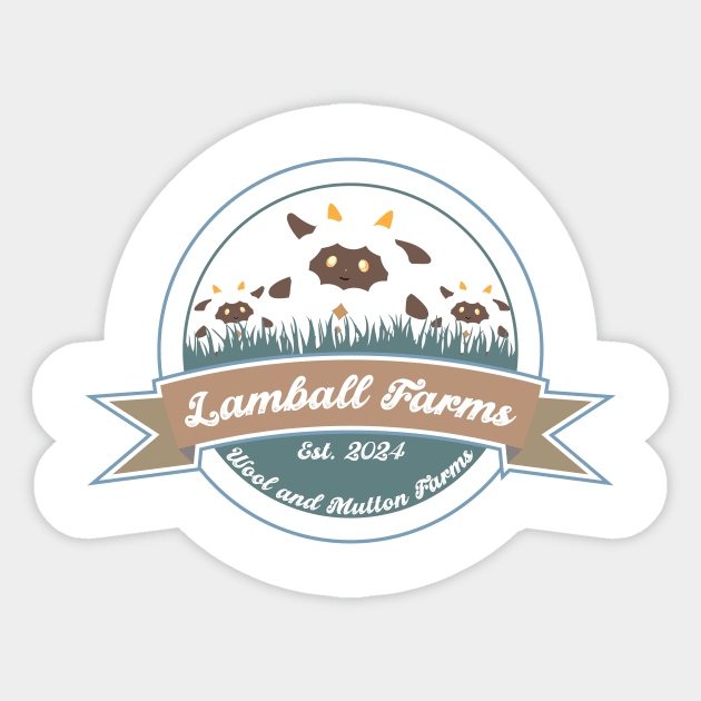 Lamball Farms Sticker by Bitpix3l